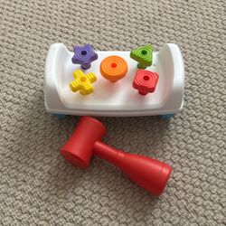 Fisher Price Pounding Bench With Hammer 
