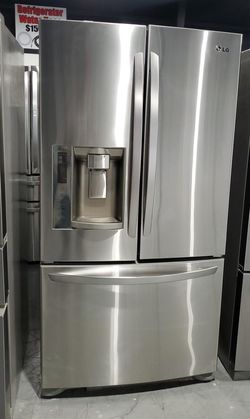 LG 3-Door Stainless Steel Fridge
