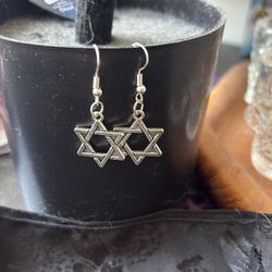 Cute little Star of David Earrings