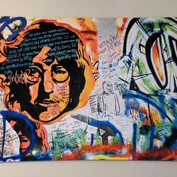 John Lennon Wall Art Canvas Print - New And Framed