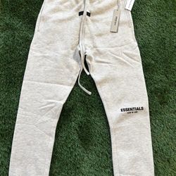 Light Oatmeal Essential Sweatpants Size Small 