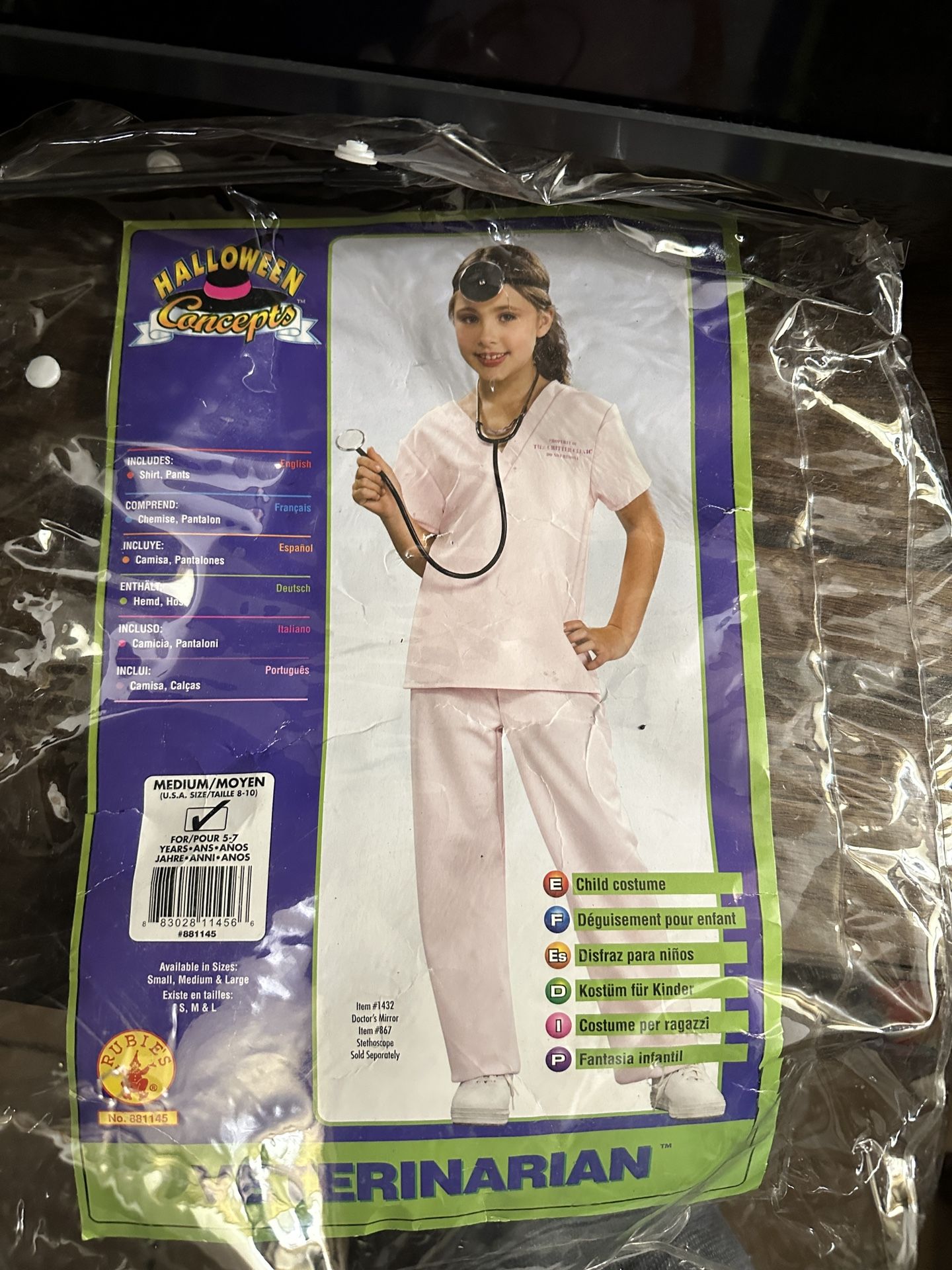 Nurse Little Girl Costume
