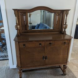 Vintage Oak Buffet 