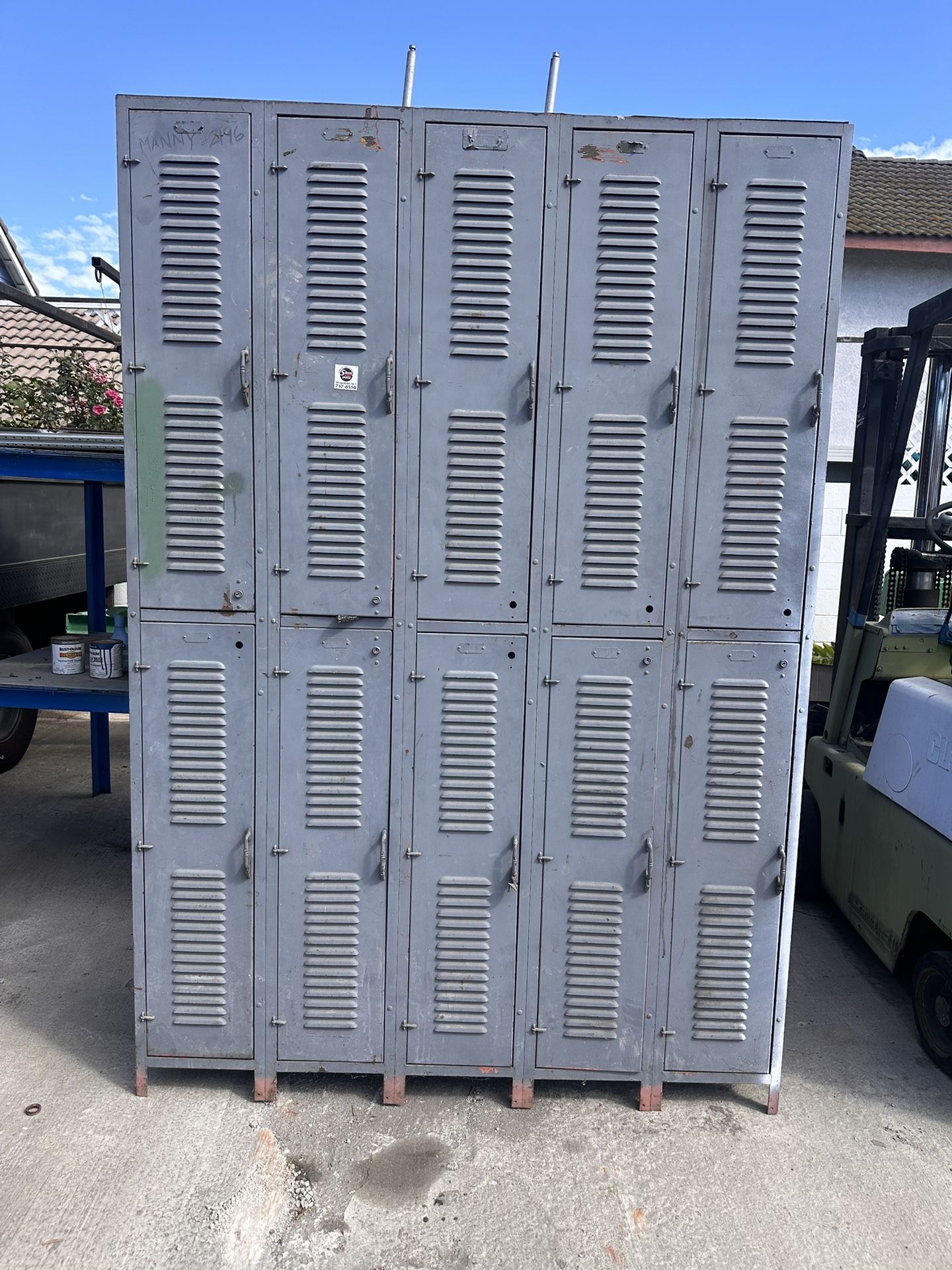 Vintage Employee Lockers