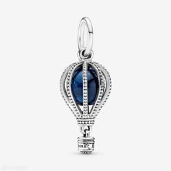 Pandora Blue Hot Air Balloon Travel Charm