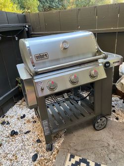 Weber Genesis II S-310 3-Burner Propane Grill – GS4 – Working – Cover & Propane Tank Included