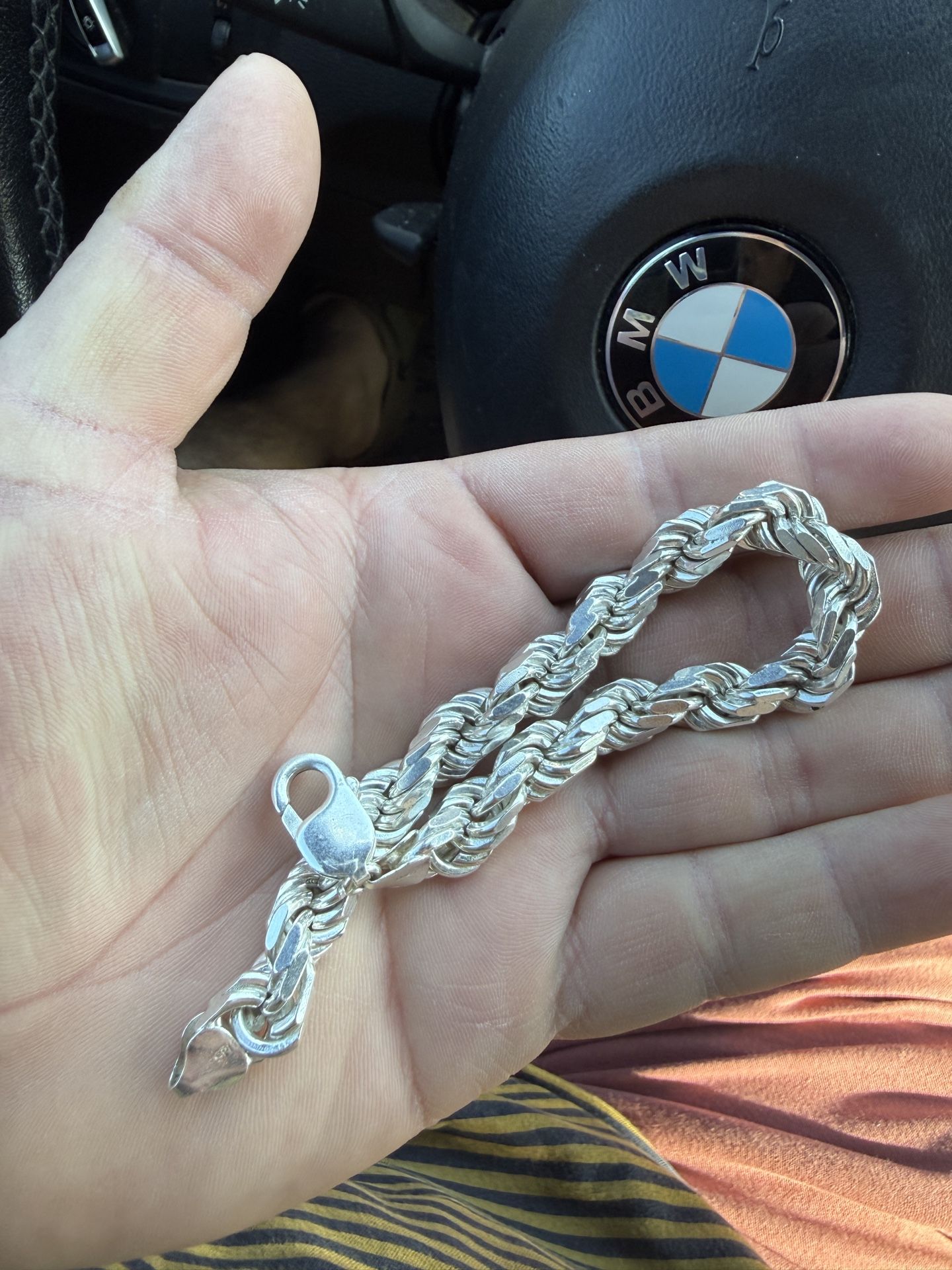 Silver Bracelet For Sale Or Trade Weight 70 Grams