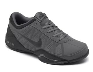 Mens Grey Nike Air Ring Leader Low basketball sneakers Size 13 Used.