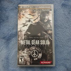 Metal Gear Solid: Peace Walker (PSP)