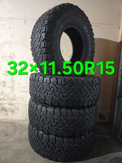 32/11.50/15 Tires BFGoodRich TA KO2 Set of 4
