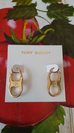 Tory Burch-Gold Gemini Link Drop Earrings, NEW