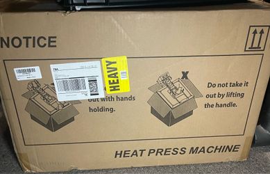 NEW Delclynee 15x15 Heat Press Machine High Pressure Digital Sublimation T-Shirt Press