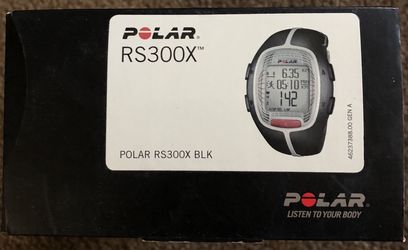 Polar RS300X BLK Heart Rate Monitor/Flowlink/Chestbelt