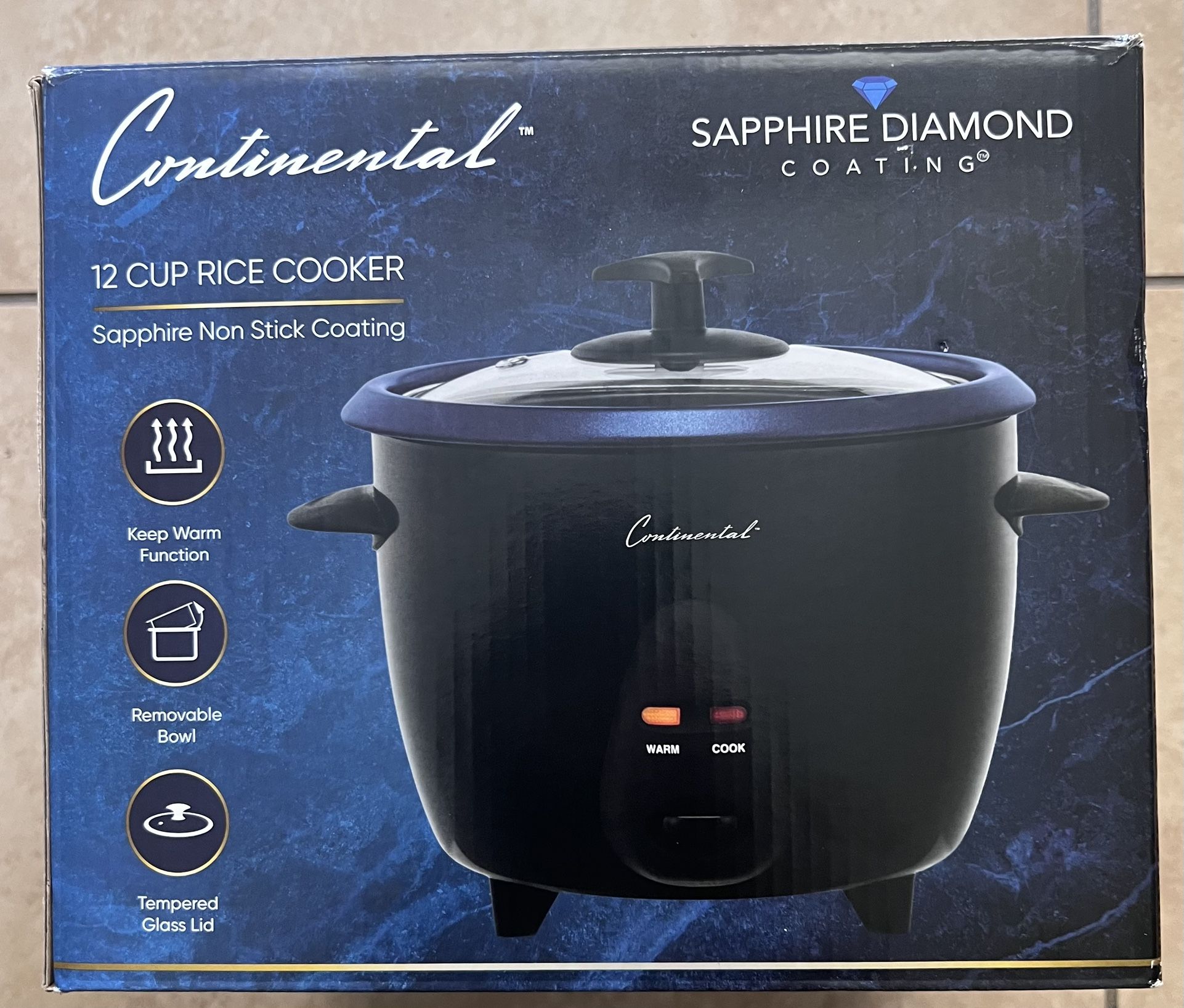 12 Cup Continental Rice Cooker