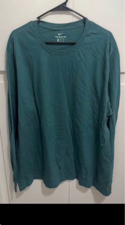Nike The Nike Tee Mens Teal Long Sleeve T-Shirt XXL new without tags