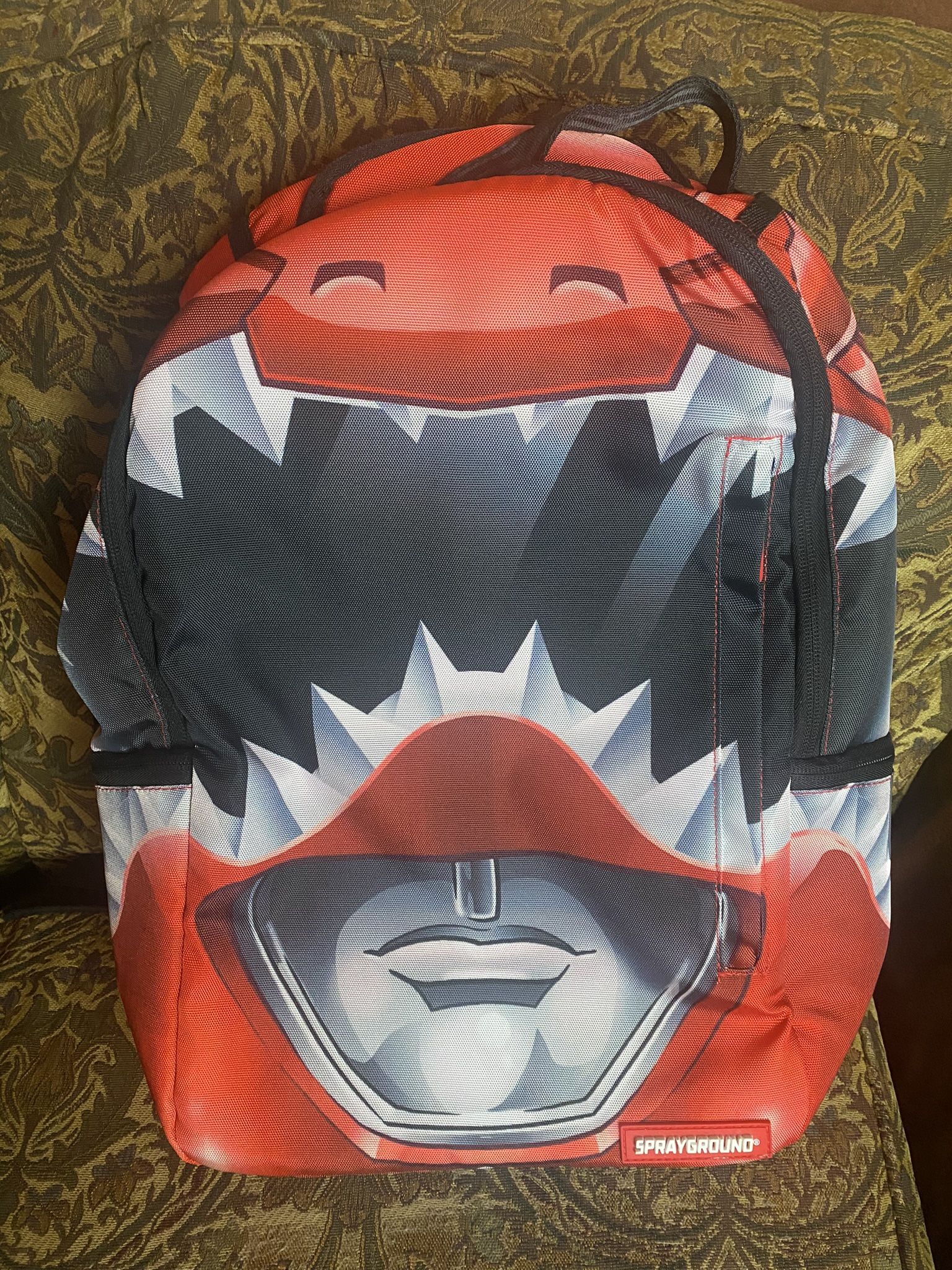 Sprayground Red Ranger Helmet Backpack