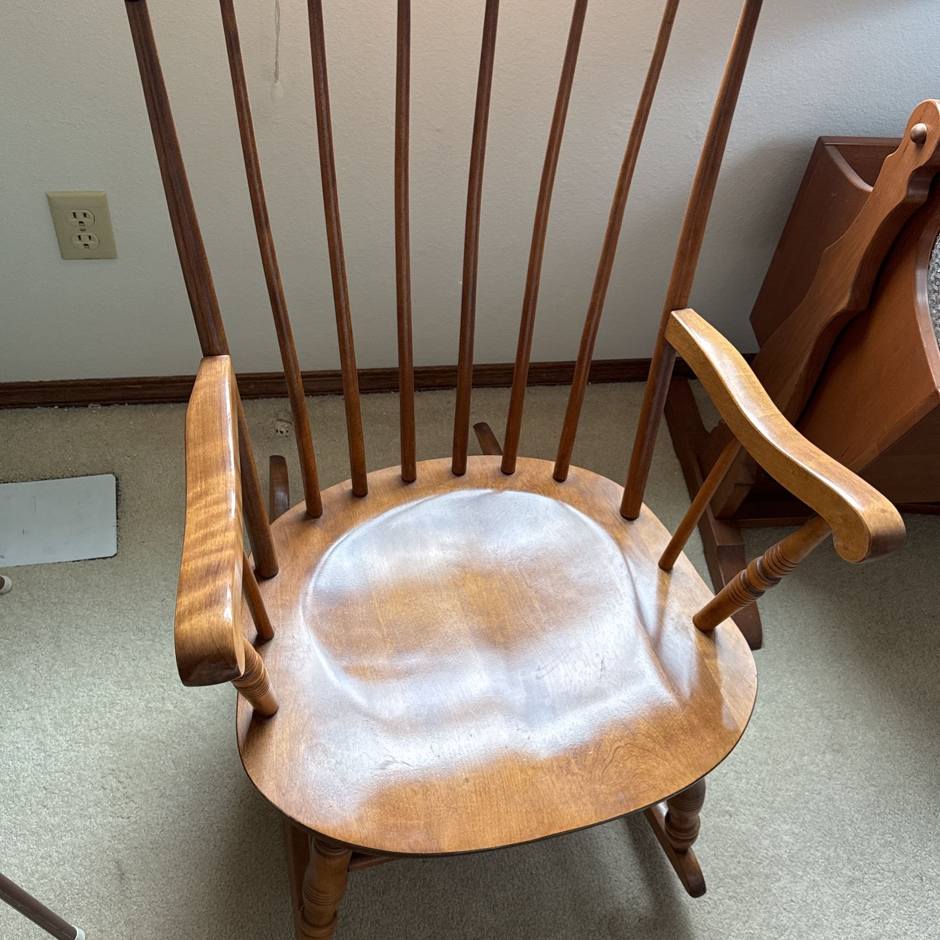 Wooden Rocking Chair In Very Good Condition