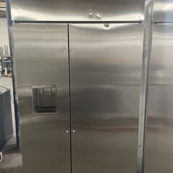 New scratch and dent 48” Ge built in refrigerator. On sale! $3,999