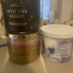 Bath And Body Works Candles 