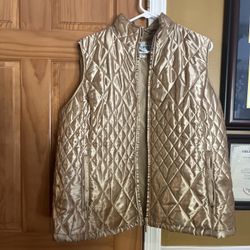 Beautiful Gold Vest High end 