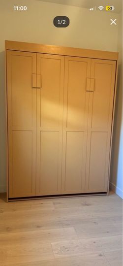 Queen Size Murphy Bed – Great Condition!