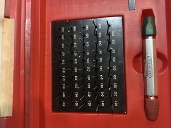 .011-.060 Pin Gage Set, Starrett