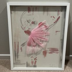 Ballerina 2D Framed Wall Art