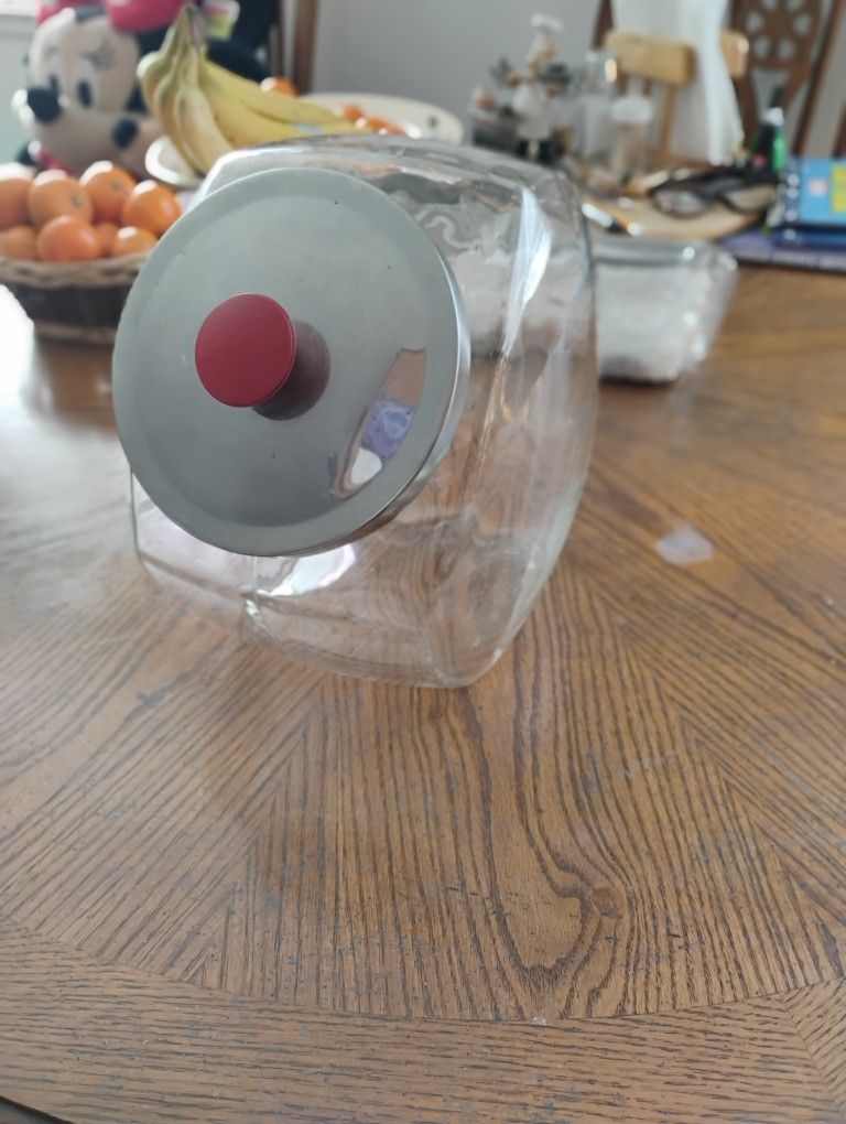Vintage Candy Store Candy Jar  Glass 