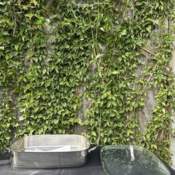 2 piece-5 quarts Stainless steel rectangular baker