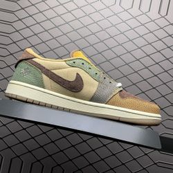 Jordan 1 Low Travis Sott Revese Mocha