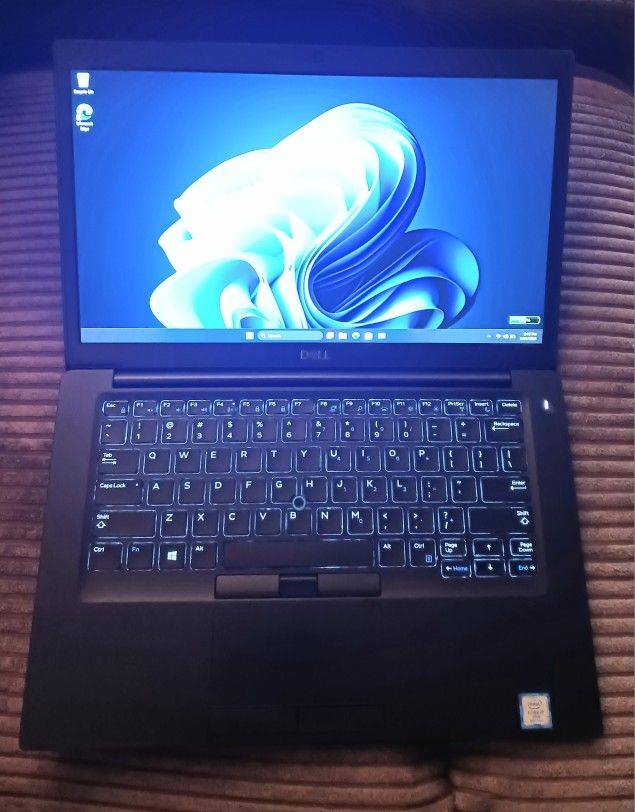 Dell Latitude 14" Laptop Intel Core i7-8650u 4.2 GHz 16 GB RAM 256 GB SSD 1080P LCD Webcam Wi-Fi & Bluetooth Wireless Windows 11 Professional