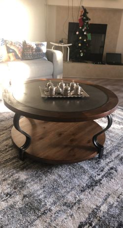 Hardwood Coffee Table Set