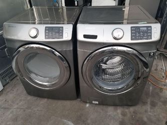 Full set dryer and washer brand Samsung
