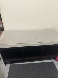 Bench w/ Storage Cubes
