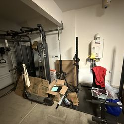 Weight machine and Titan squat rack