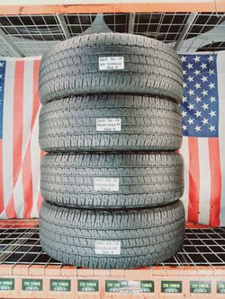 ✔️ Set of 4 Used tires P265/70R17 GOODYEAR ALL SEASON TRUCK SUV TYRES 265 70 17