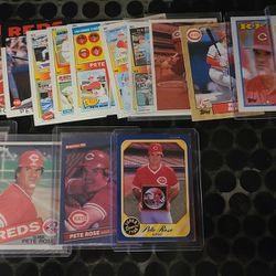 Pete Rose and Johnny Bench Cards