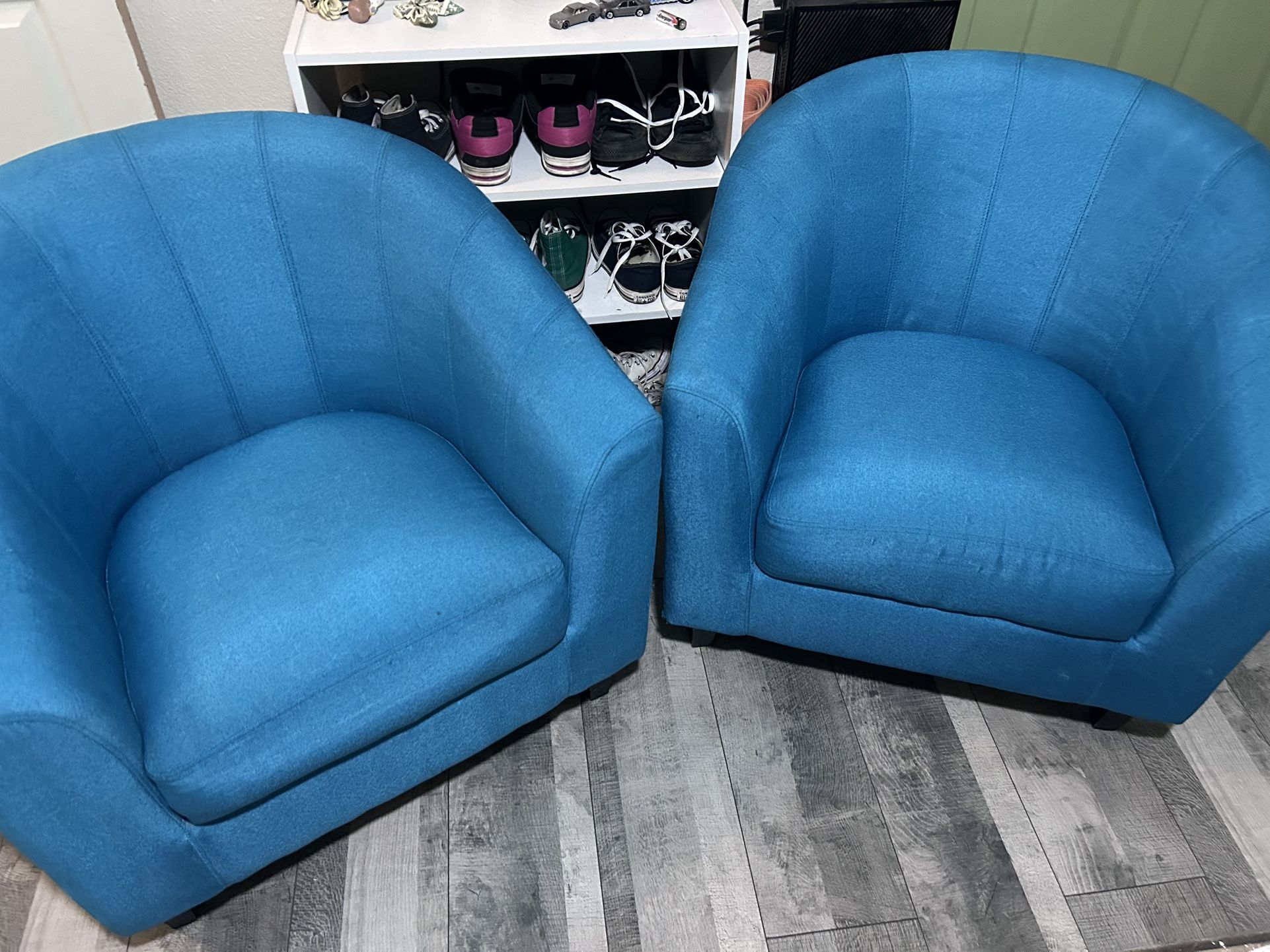 Blue ArmChairs