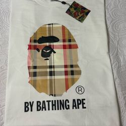Bape white t shirt