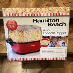 Hamilton Beach Hot Oil Popcorn Popper- Brand New