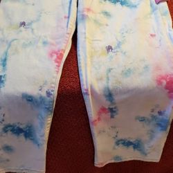 Womens Tye Dyed Jeans