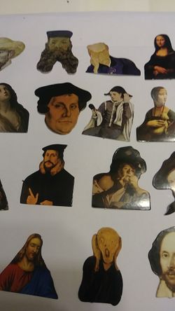 45 EUROCENTRIC ART STICKERS