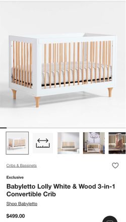 Babyletto Lolly Convertible Crib + Mattress
