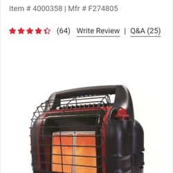 New Propane Heater