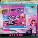 New, Firm, LOL Surprise OMG Plane 4-in-1 Playset White With 50 Surprises Vehicle  