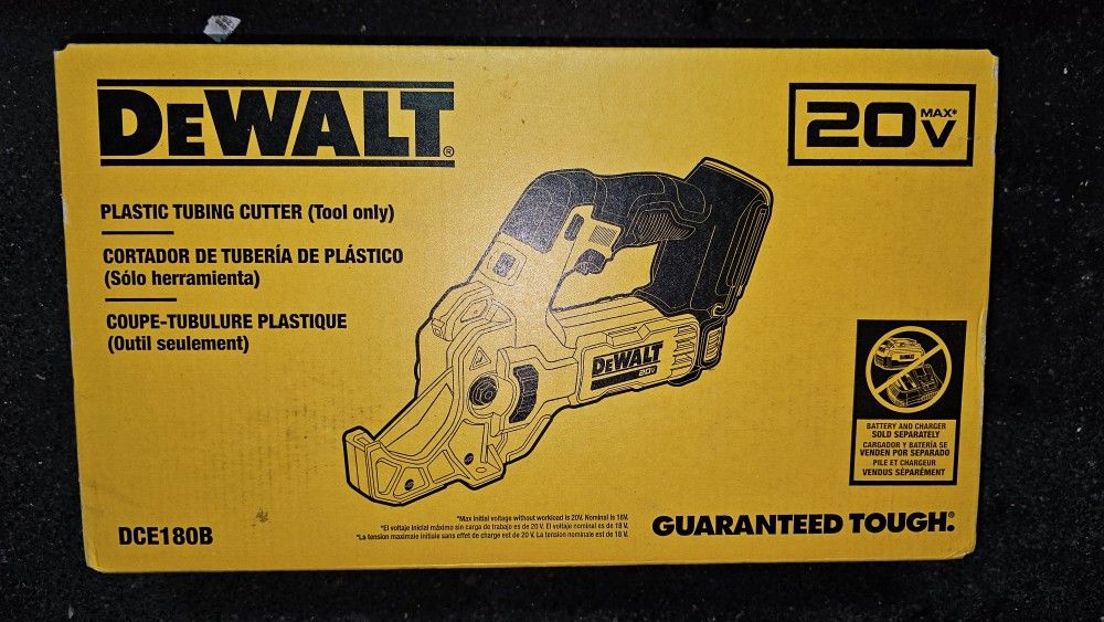 DEWALT 20V MAX Plastic Tubing Cutter, Bare Tool Only