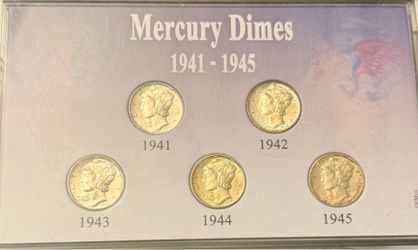 Mercy Dimes Set 90% silver UNC