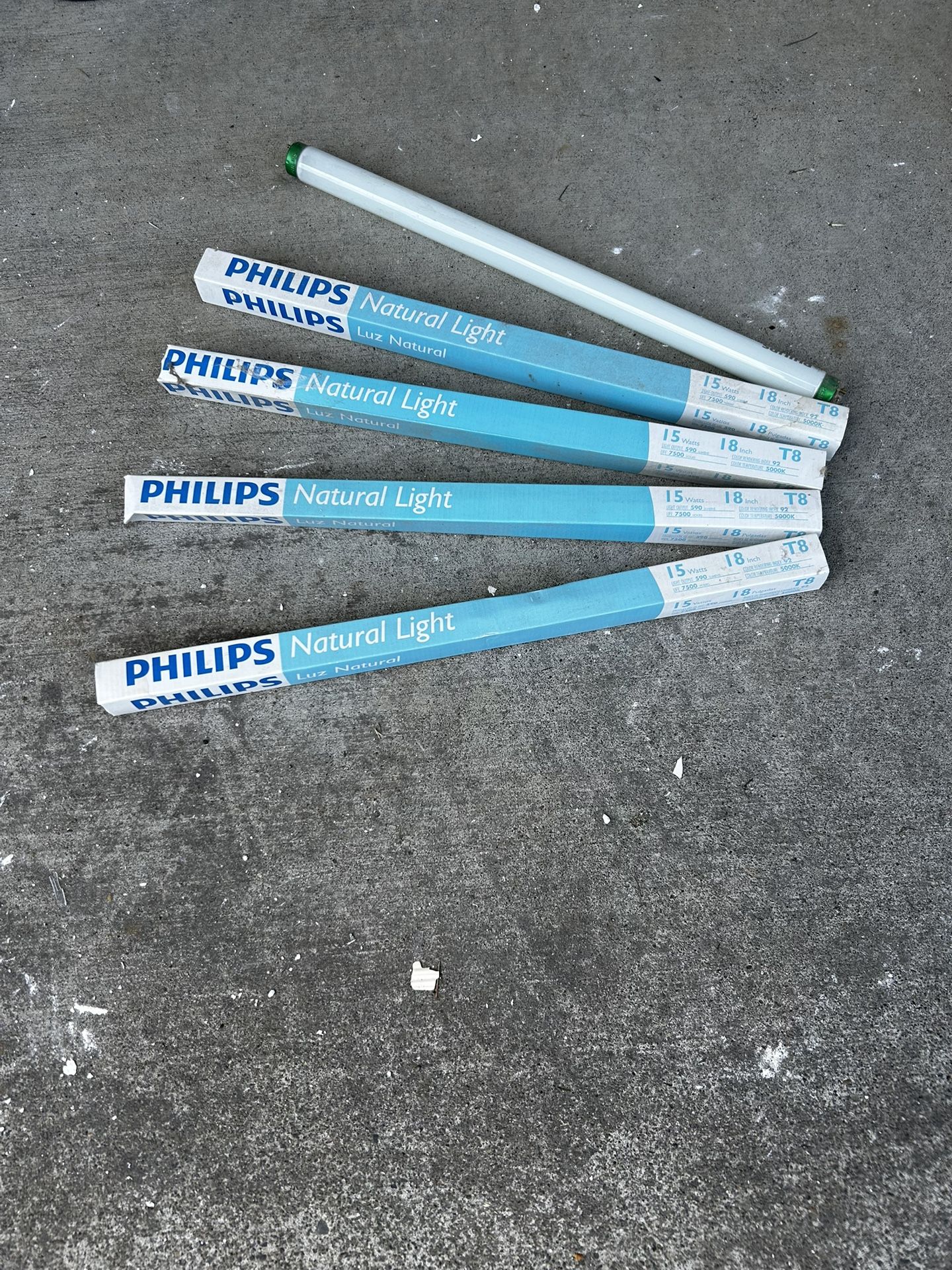 FREE T8 15 WATT 18” LIGHT BULBS