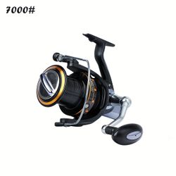 Sougayilang Advanced Series 7000 Spinning Reel, 13+1BB Full Metal Spool and Arm, Ambidextrous, Carbon Fiber Wheel, Zinc Alloy Body, Aluminum, Perfect 