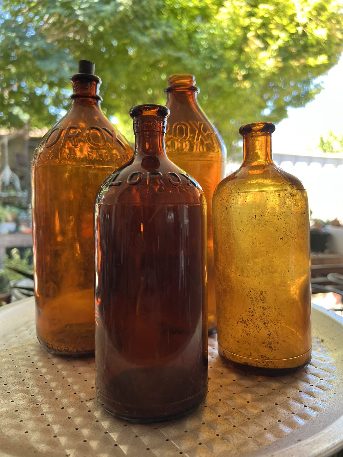 Vintage Clorox Bottles